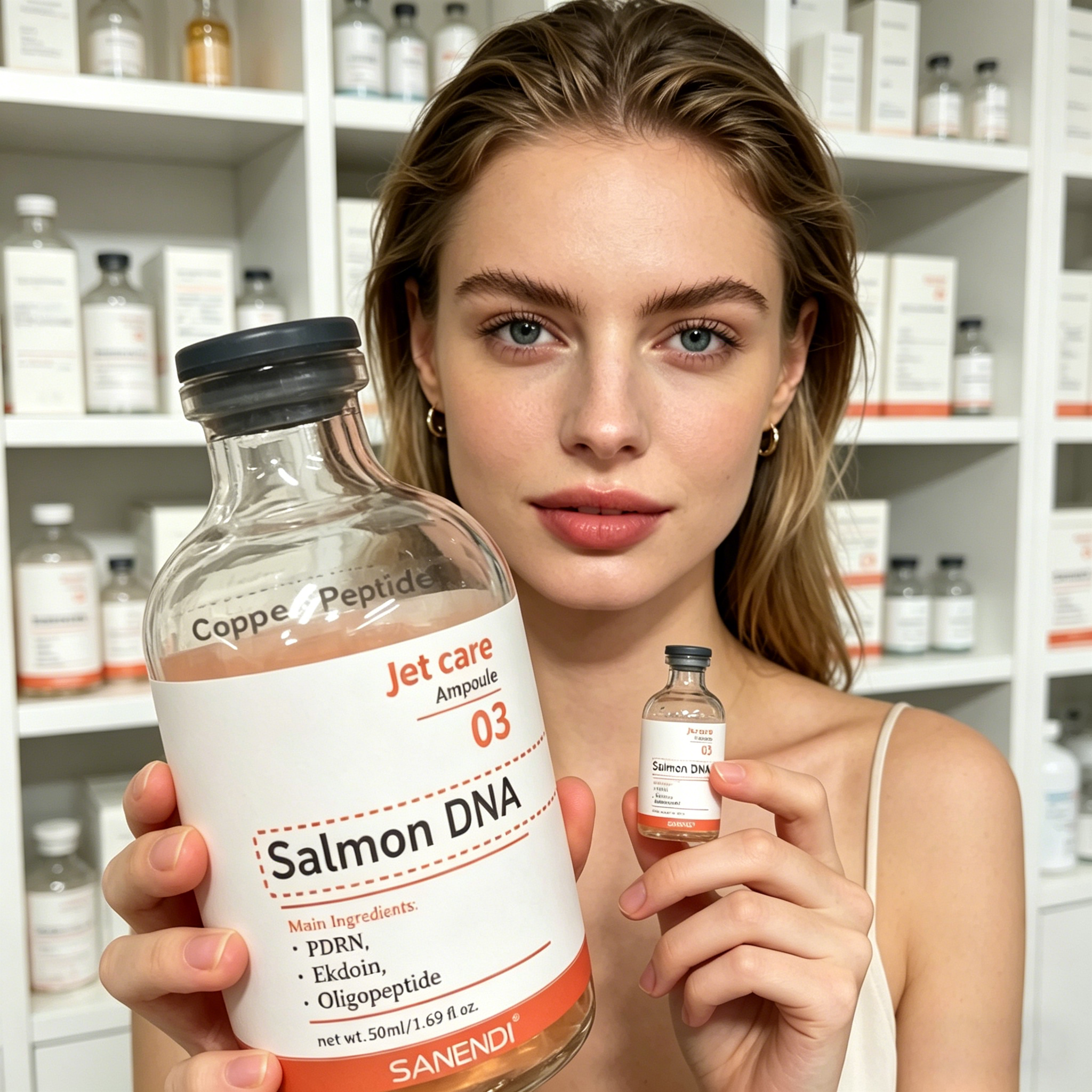 Skincare Glowing - PDRN Salmon DNA Serum Copper Peptide