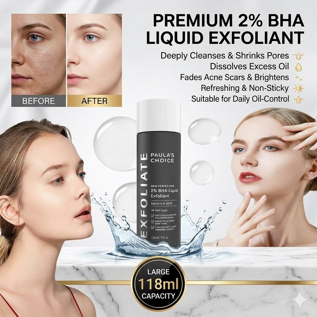 Azelaic Acid Serum - 118ml 2% Salicylic Acid Liquid Exfoliant
