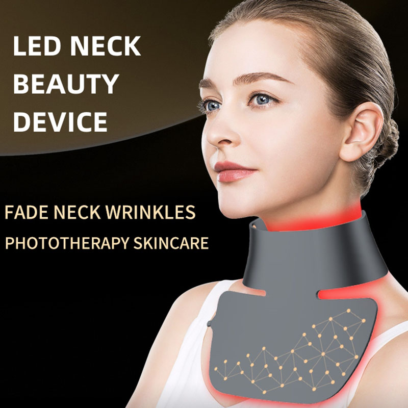 Skincare Glowing - LED Neck Beauty Device，4 Light Therapy