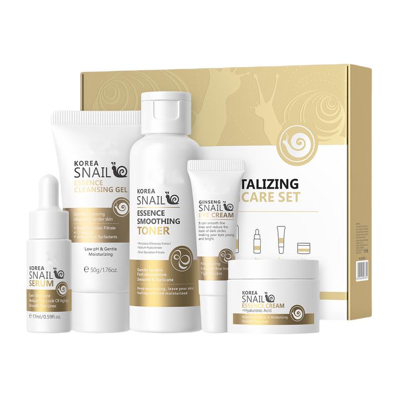 5pcs Snail Collagen Skin Care  – Snail Cream Gel recenzja i cena