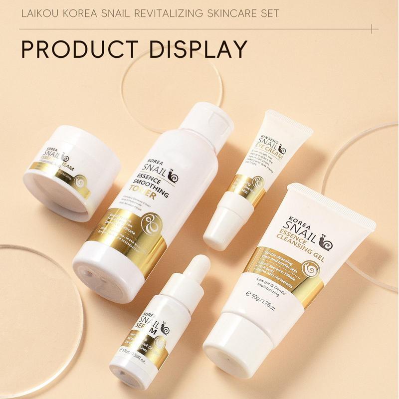 5pcs Snail Collagen Skin Care  – Snail Cream Gel recenzja i cena