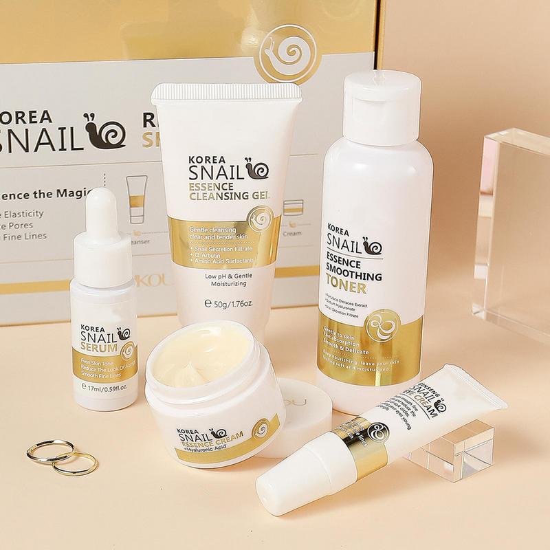 5pcs Snail Collagen Skin Care  – Snail Cream Gel recenzja i cena