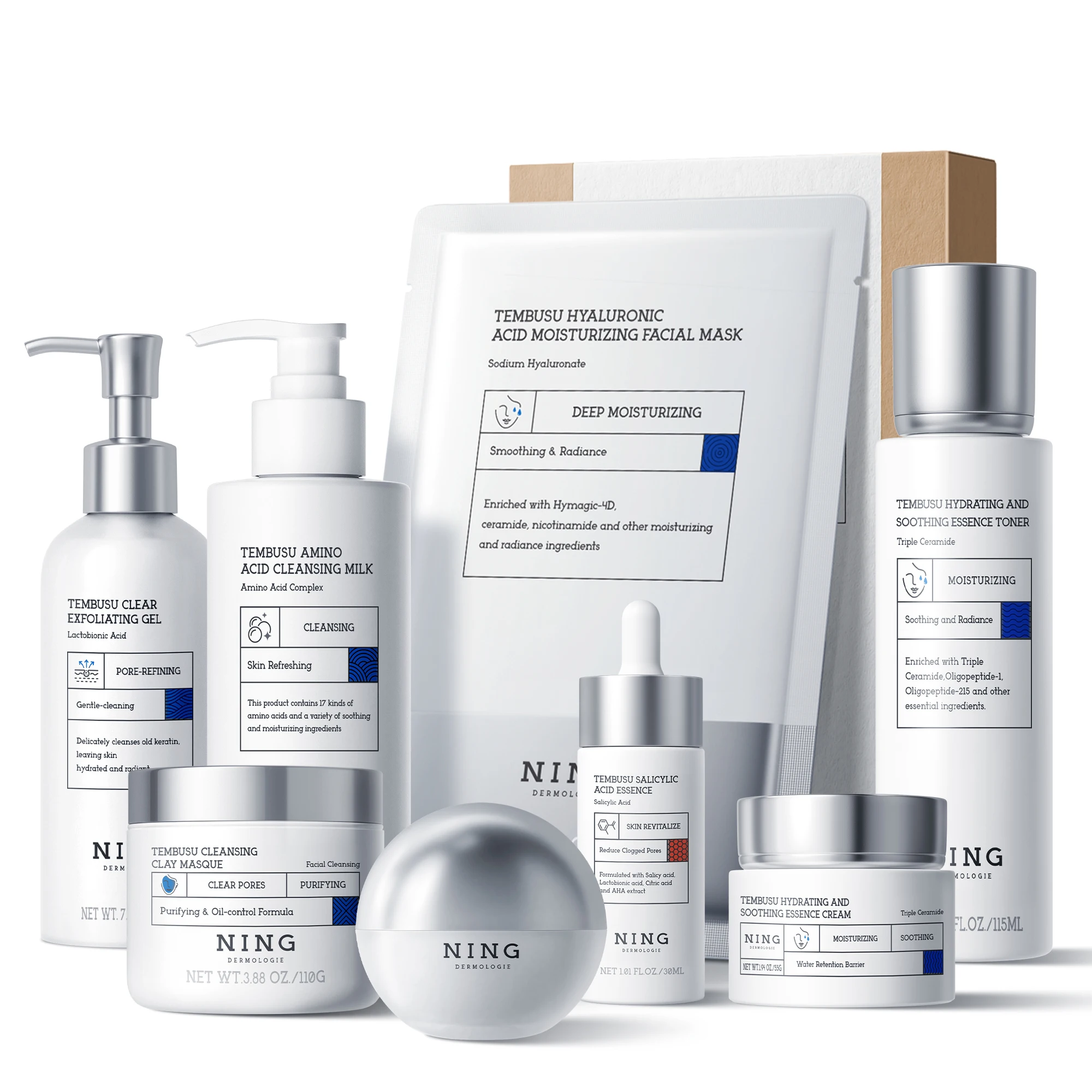 Tembusu Essence Skin Care Set  – Skincare Salicylic Acid recenzja i cena