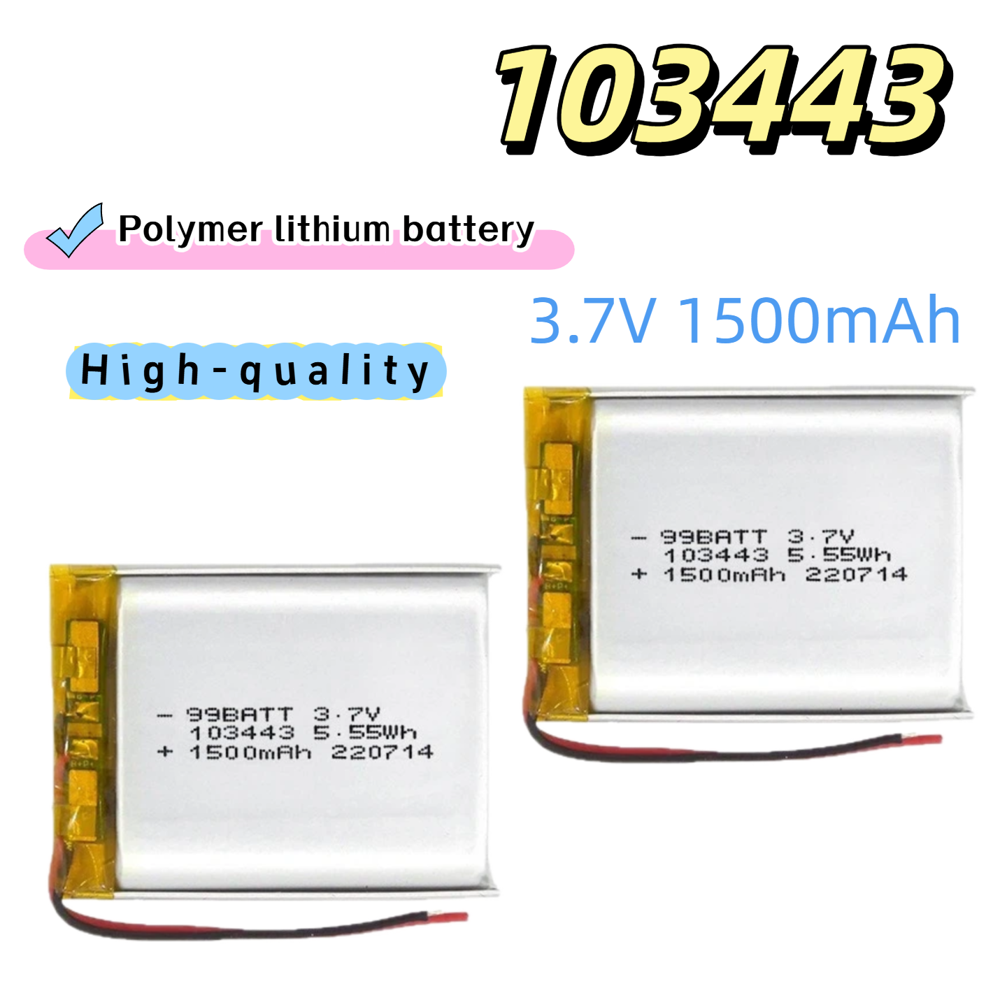 103443 3.7V 1500mAh Polymer Li – Skincare Only You recenzja i cena