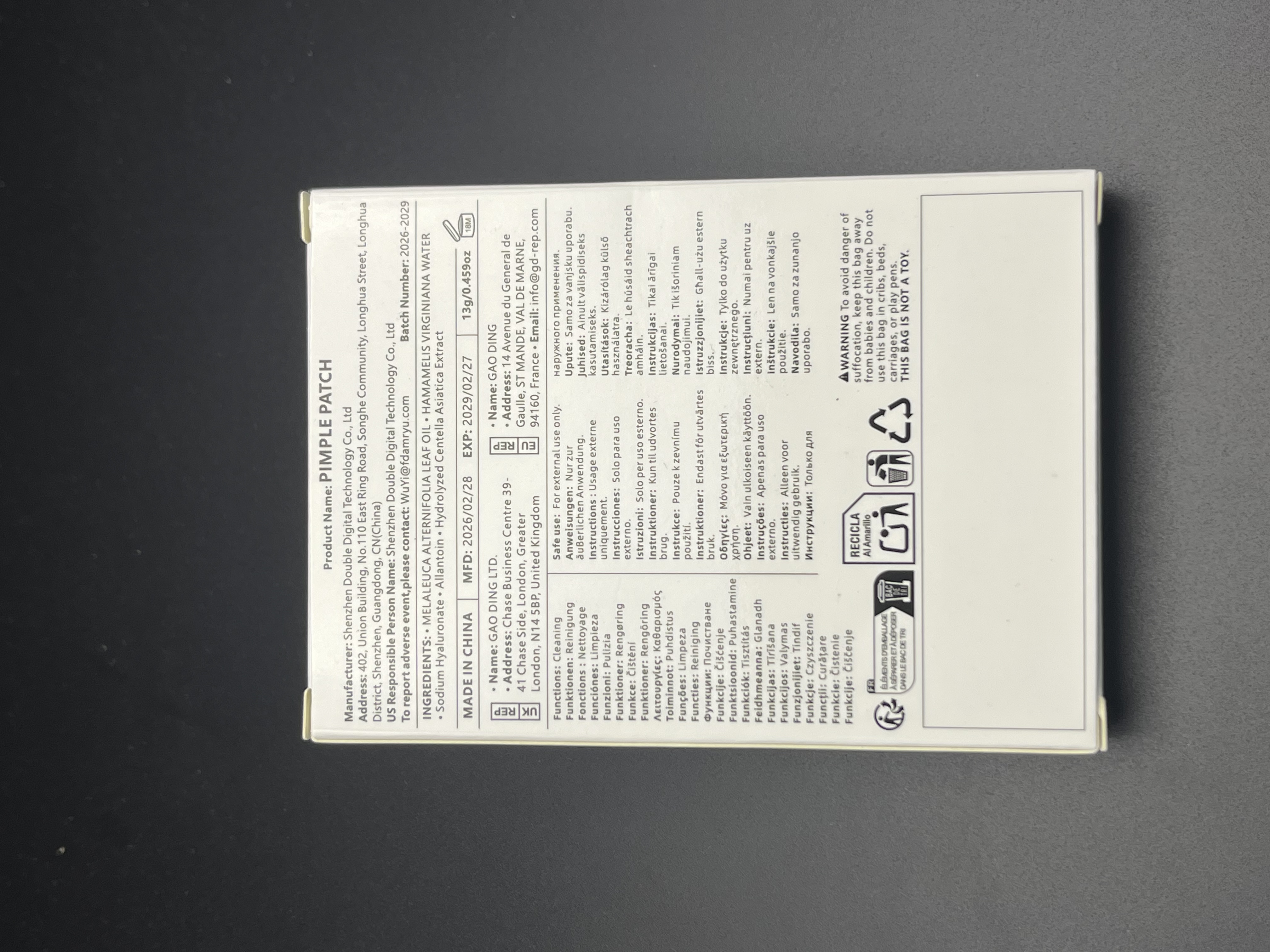 800pcs Salicylic Acid & Hydroc – Skincare Salicylic Acid recenzja i cena
