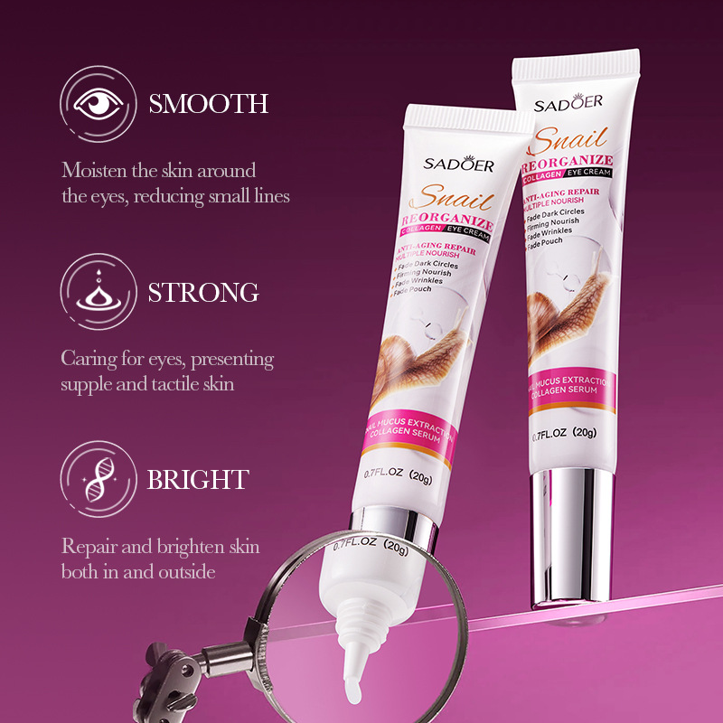 SAODER Snail Collagen Eye Crea – Snail Cream Gel recenzja i cena