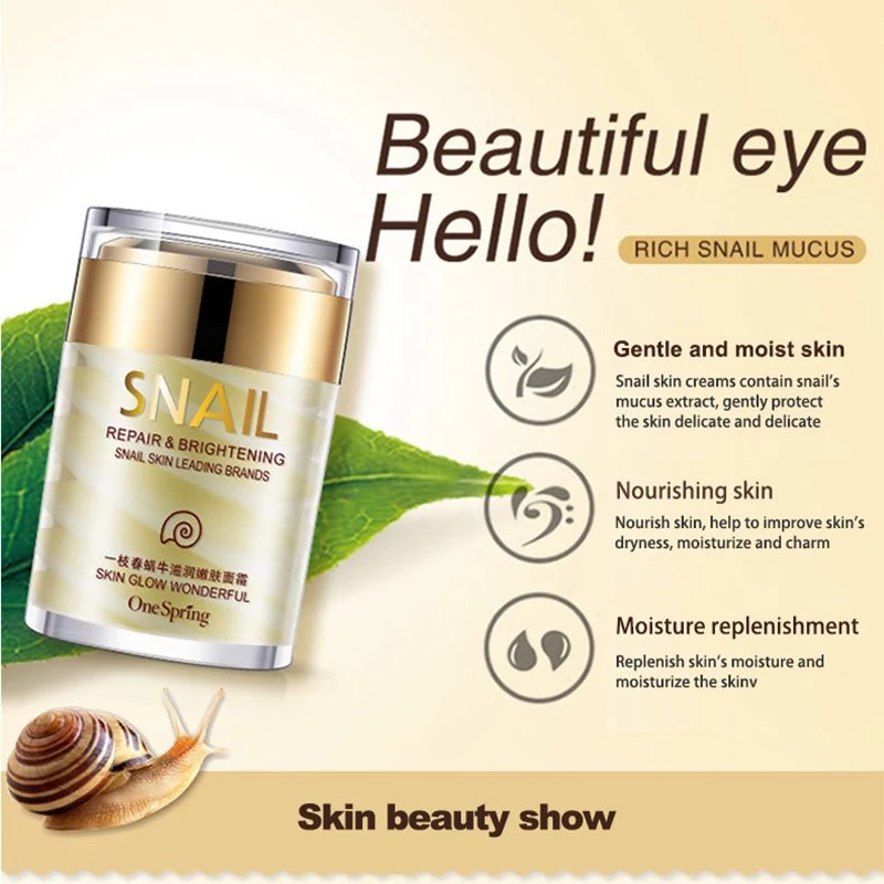 Anti-aging whitening snail cre – Snail Cream Gel recenzja i cena