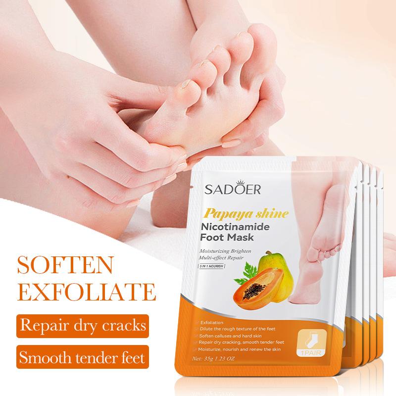 1 Pairs SADOER Fruits Foot Mas – Skincare Exfoliating recenzja i cena